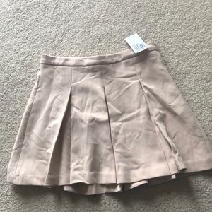 Forever 21 khaki pleated short skirt